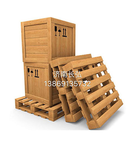 济南出口刚边箱-济南钢边箱-济南出口木箱木托盘-济南长弘木制包装